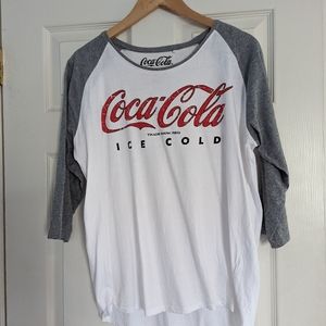 Coca-Cola 3/4 sleeve t-shirt